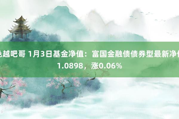 色越吧哥 1月3日基金净值：富国金融债债券型最新净值1.0898，涨0.06%